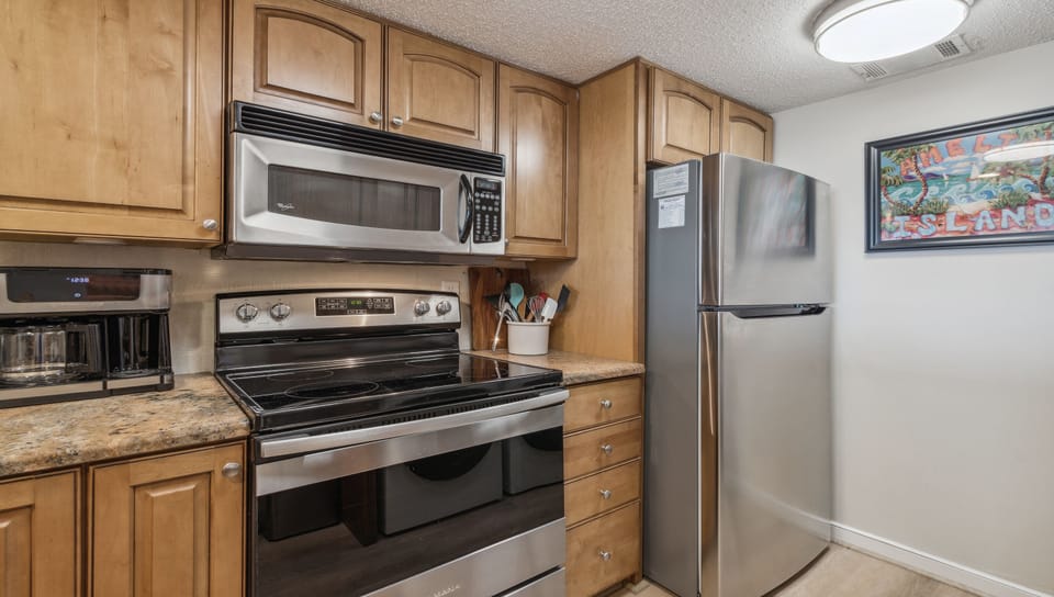 Kitchen with new appliances