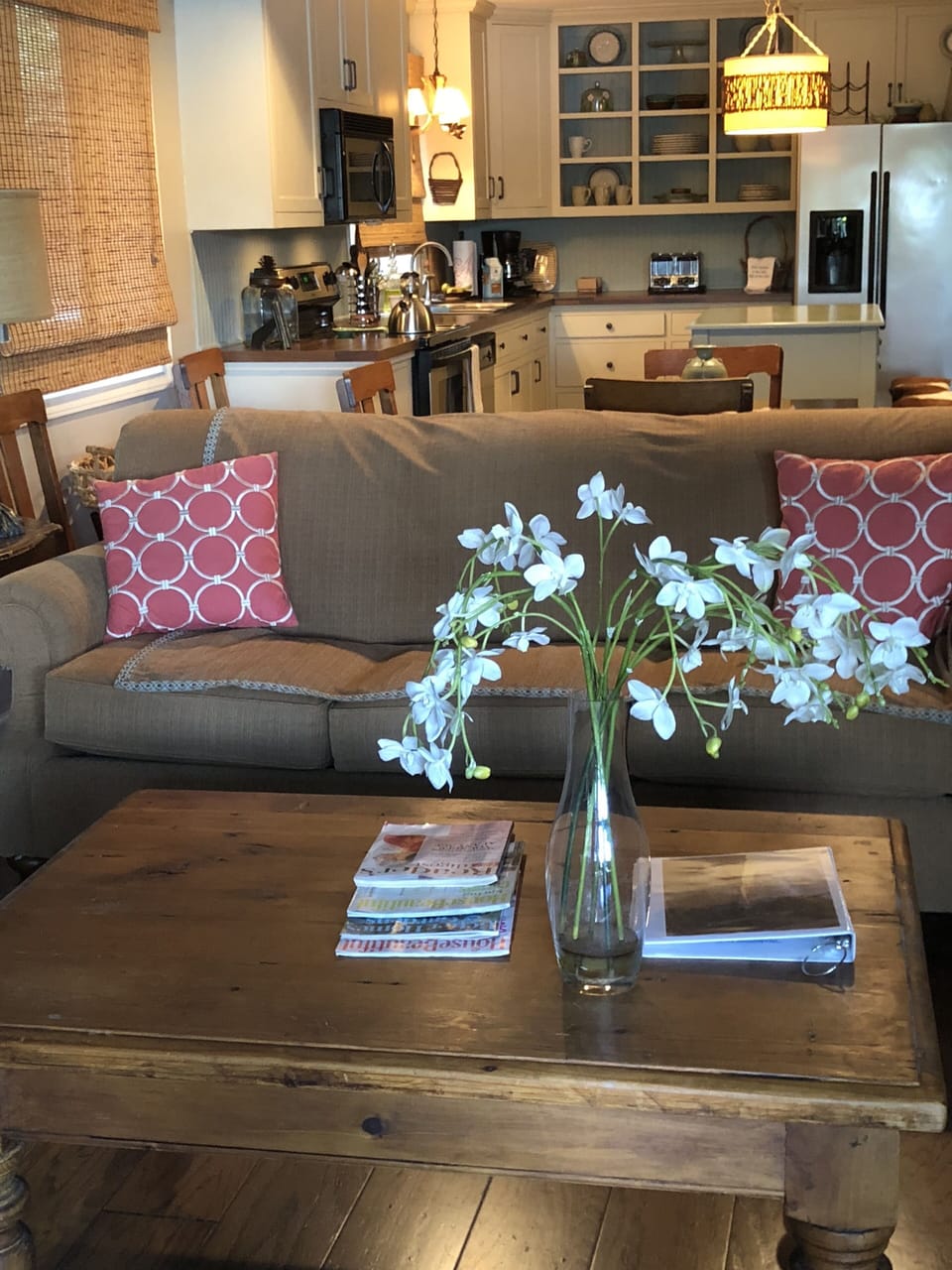 Looking from living room into Kitchen area
