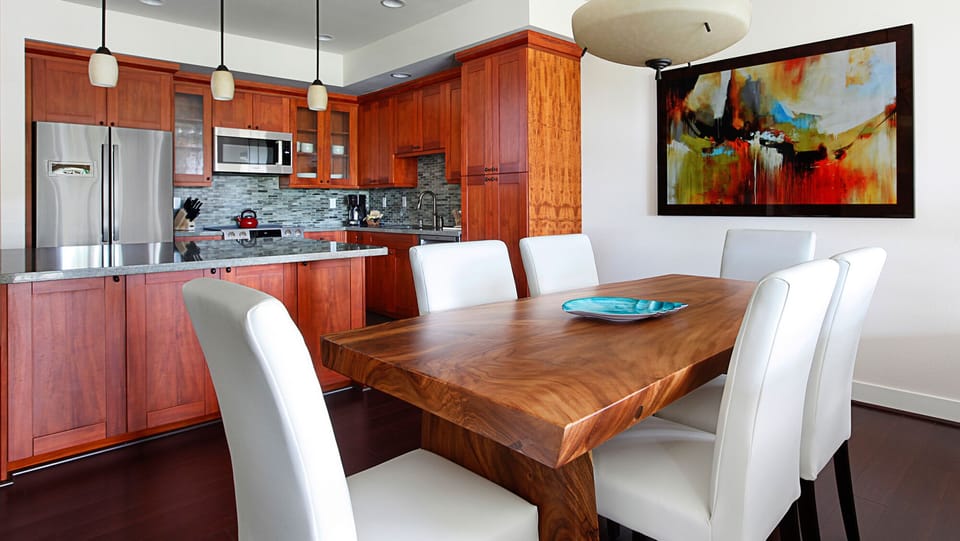Pili Mai Resort at Poipu #02C - Dining Room & Kitchen - Parrish Kauai
