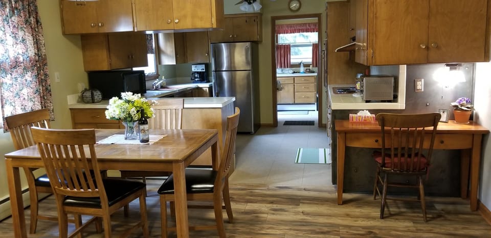 Kitchen and Desk From Family Room