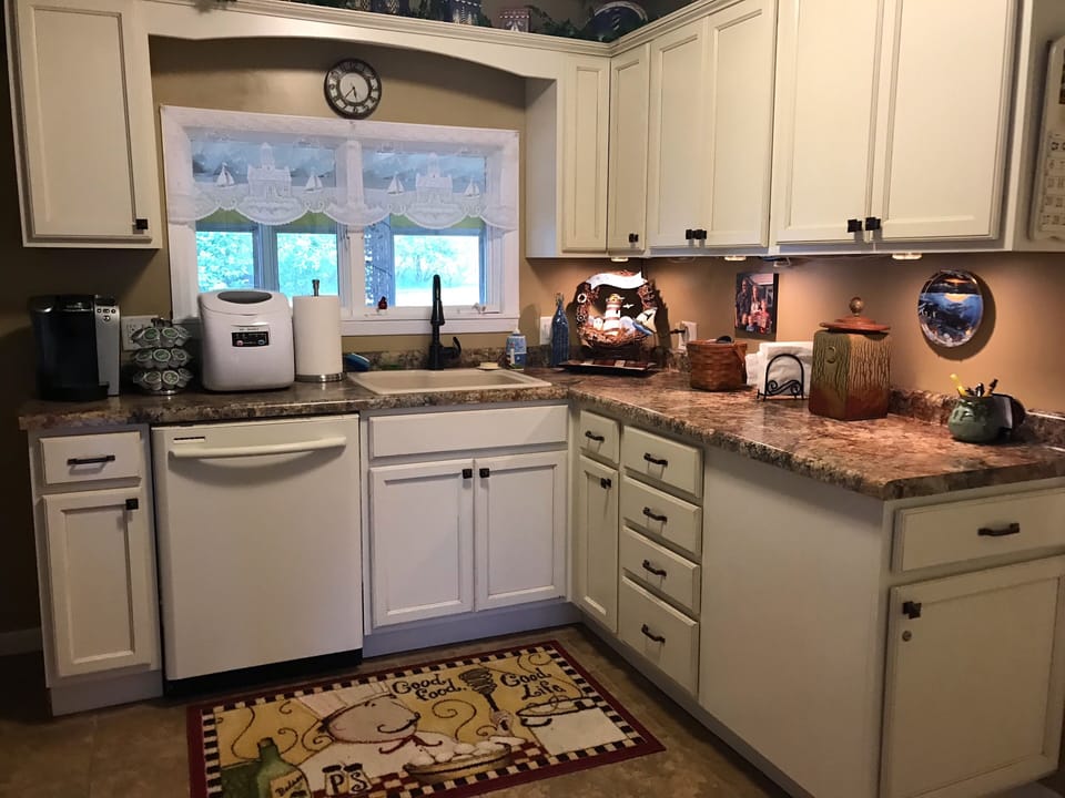 Completely furnished kitchen to cook, bake, and serve your party. 