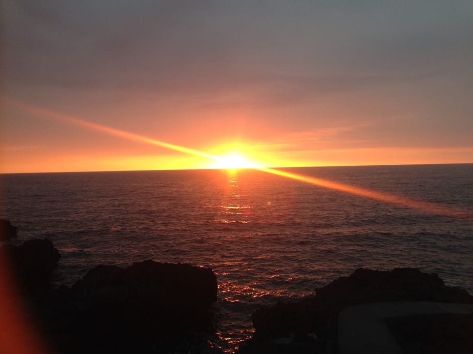 Gorgeous sunsets enjoyed from the Lanai