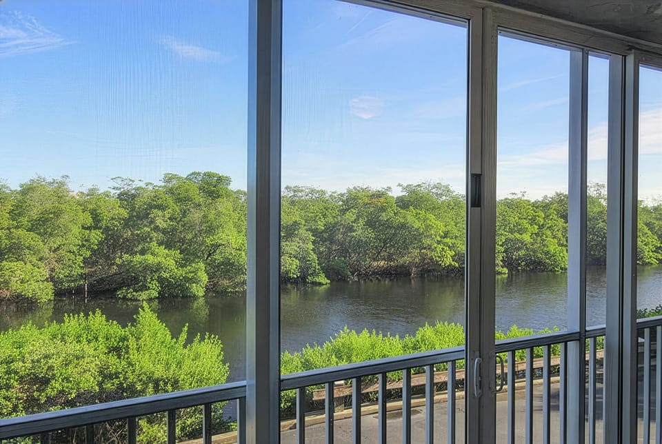 Relaxing Water View of the Preserve, home to many rare birds, can be yours