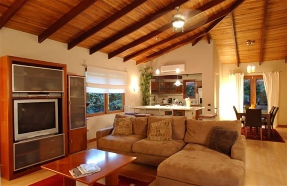 Living room and kitchen