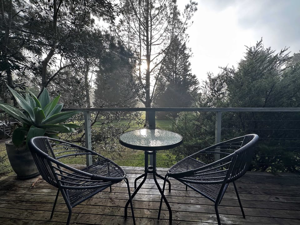View from deck