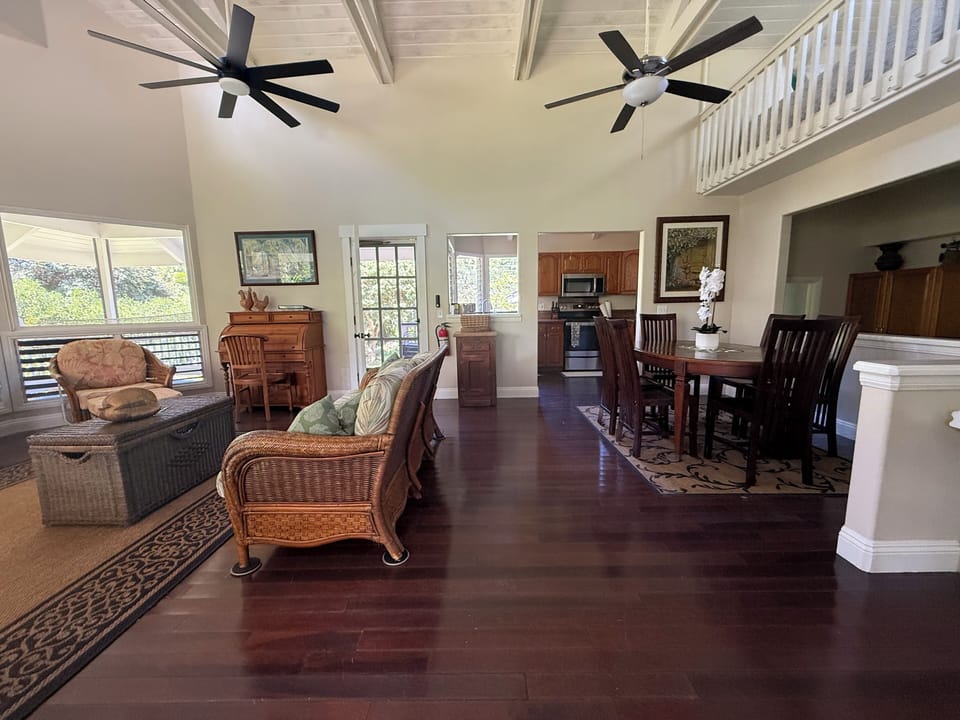 Great Room/Dining and view of Kitchen entrance
