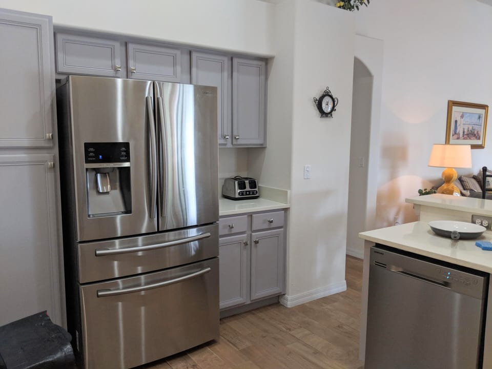 Owners have stocked the kitchen with everything you need to entertain