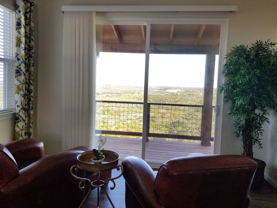 View from sitting area in Master Bedroom