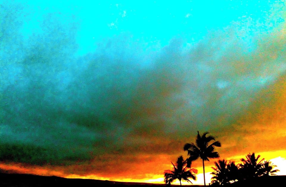 Sunset on the Volcano