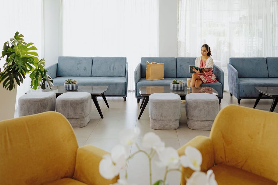 Lobby sitting area