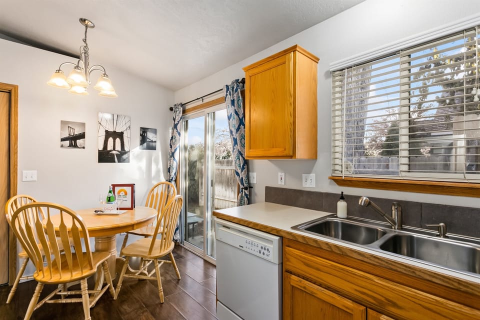 Clean and bright kitchen