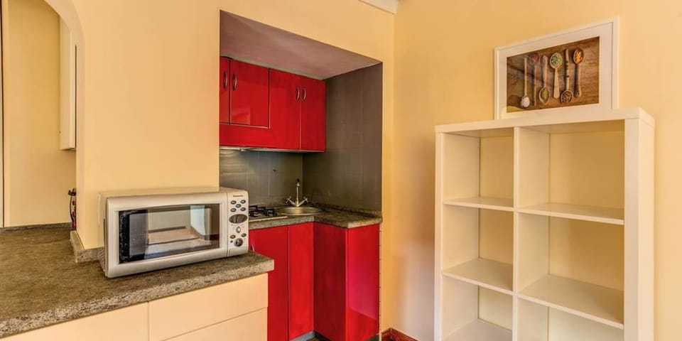 Apartment, 1 Bedroom, Terrace | Private kitchenette | Fridge, microwave, stovetop, dishwasher