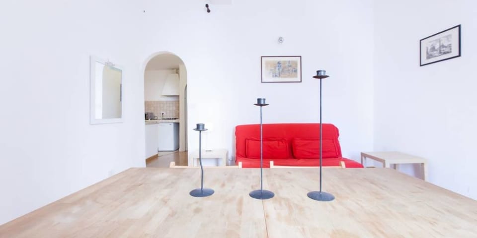Apartment, 1 Bedroom | Living area | TV