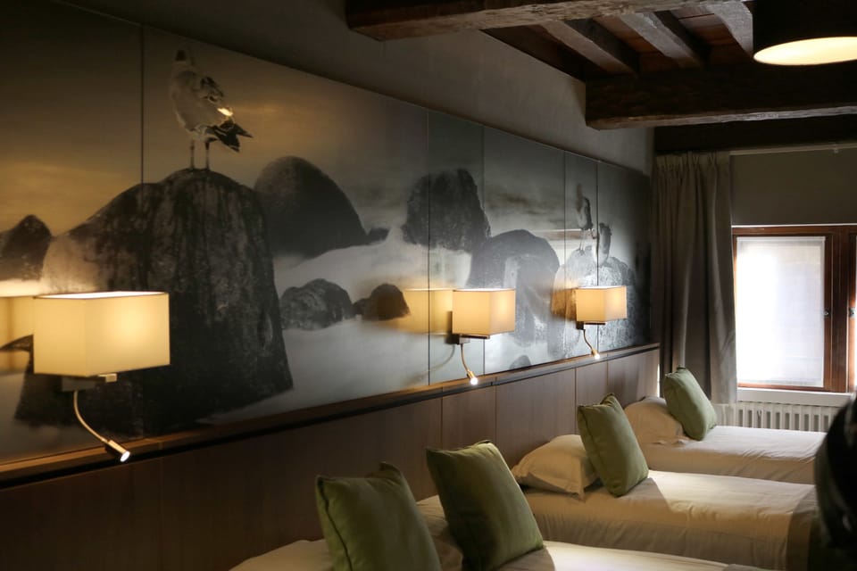 Quadruple Room, Multiple Beds (Mouton Blanc) | Desk, blackout drapes, free WiFi, bed sheets