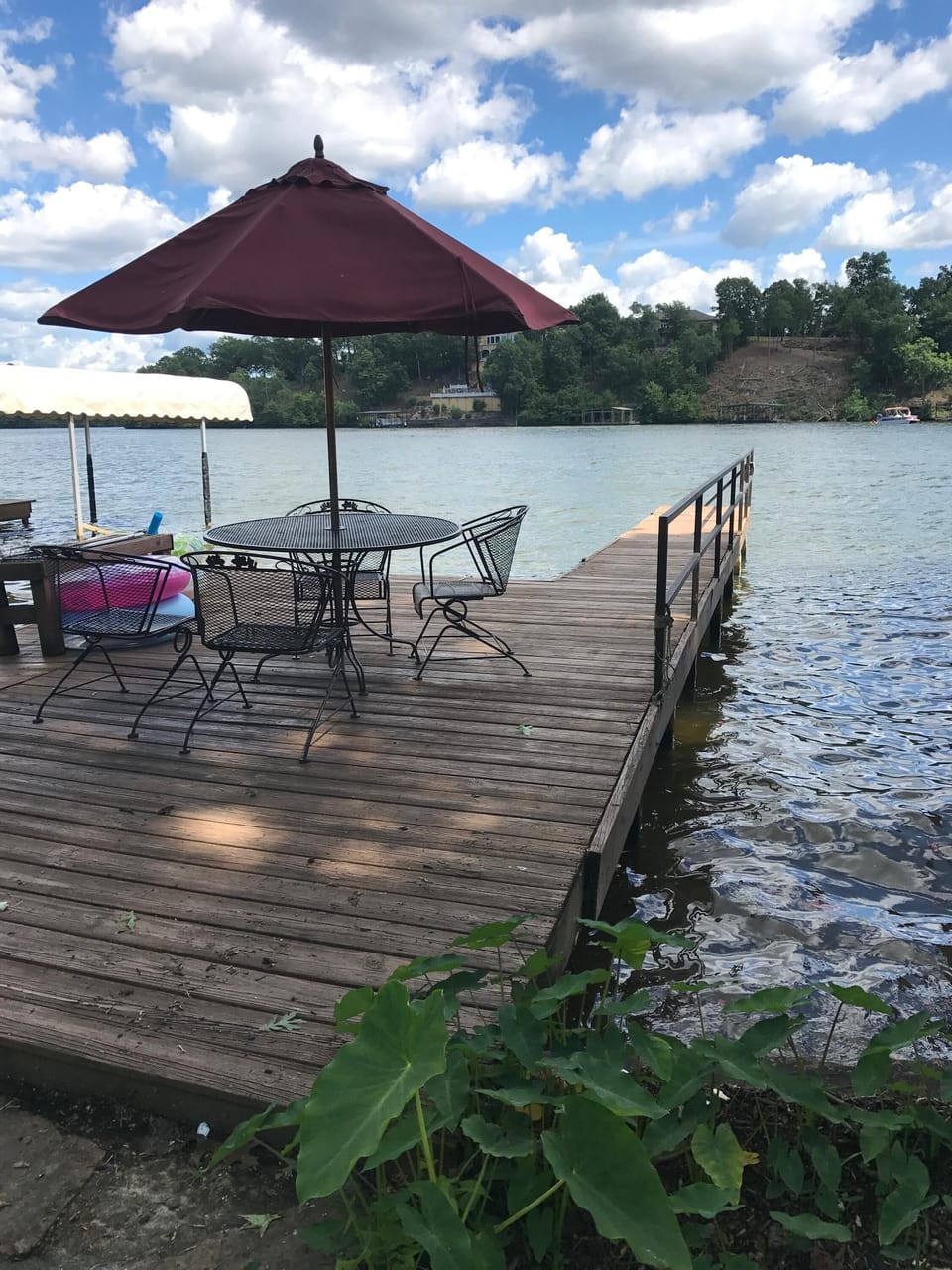 Swim/boat dock, Lake Hamilton main channel