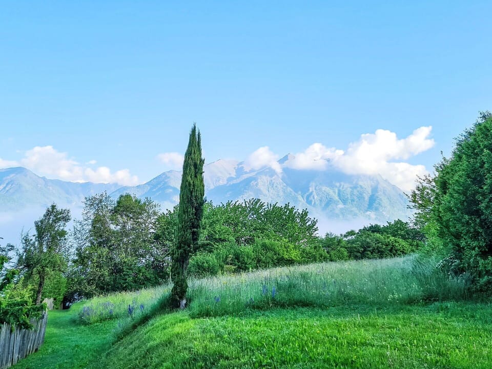 Mountainous Landforms, Green, Hill, Natural Landscape, Vegetation, Mountain, Grassland, Landscape, Cloud, Highland