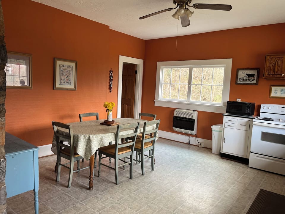 Large eat-in kitchen makes games, cooking, and together time easy. 