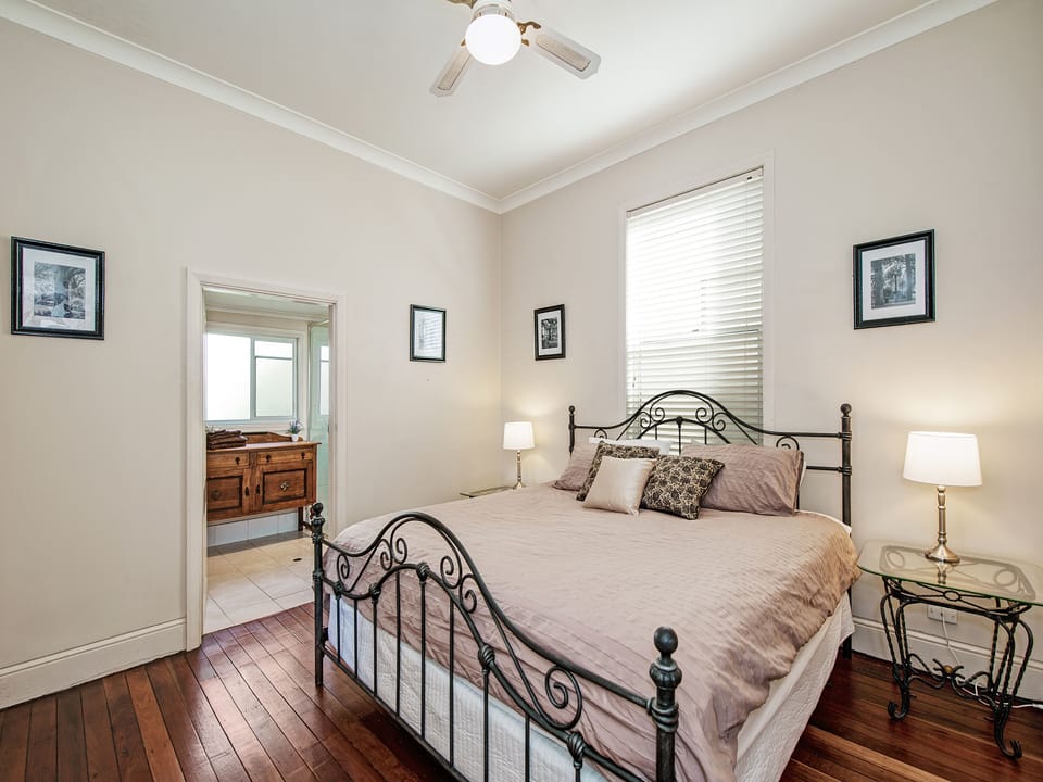 Bedroom 1 - King bed with ensuite & large walk-in robe.