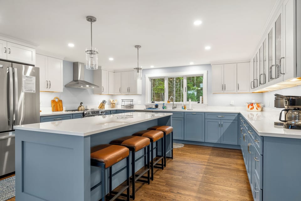 Newly renovated kitchen. 