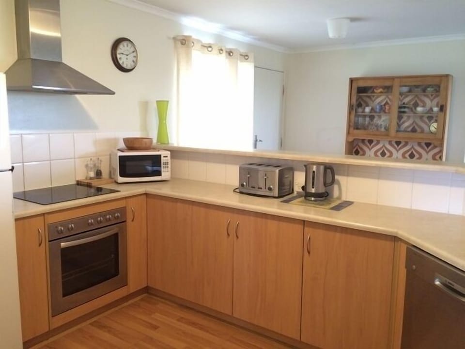 Open-plan kitchen