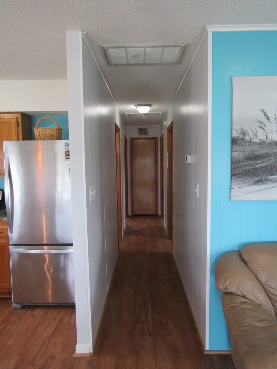 Hallway To Bedrooms & Bathrooms. 