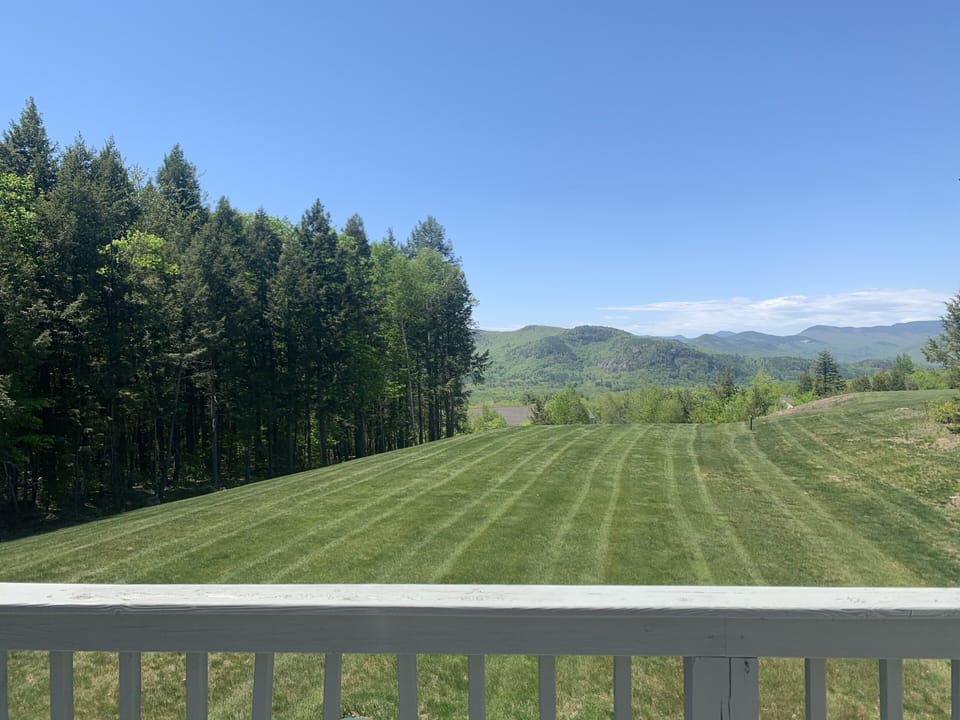 View from the balcony