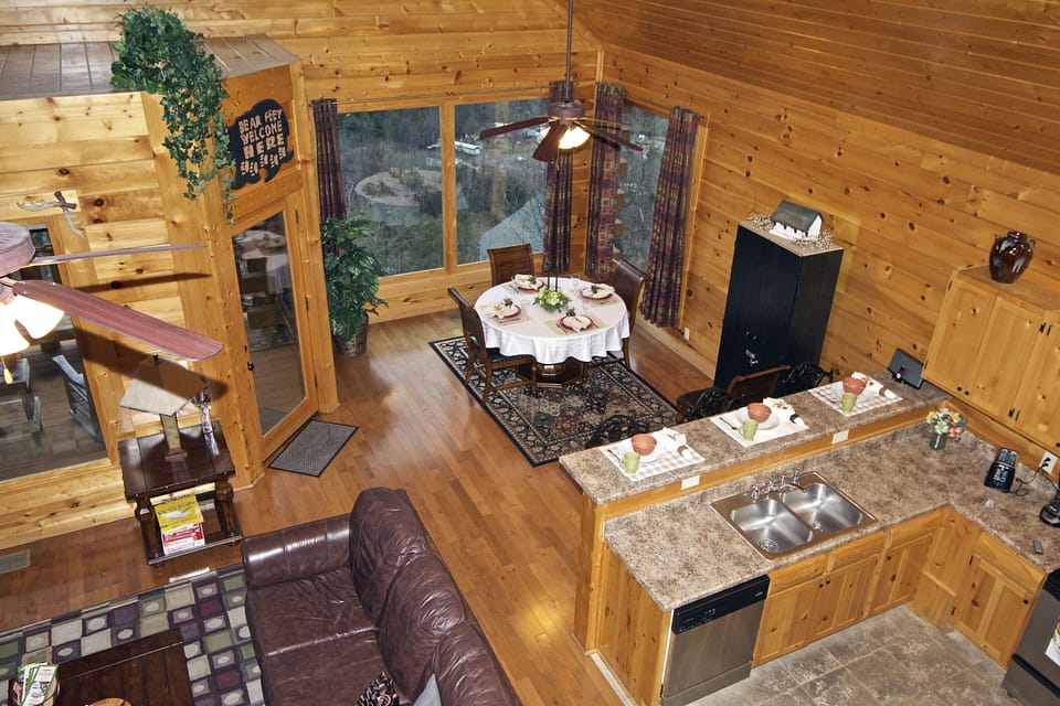 View from Loft over looking Great Room