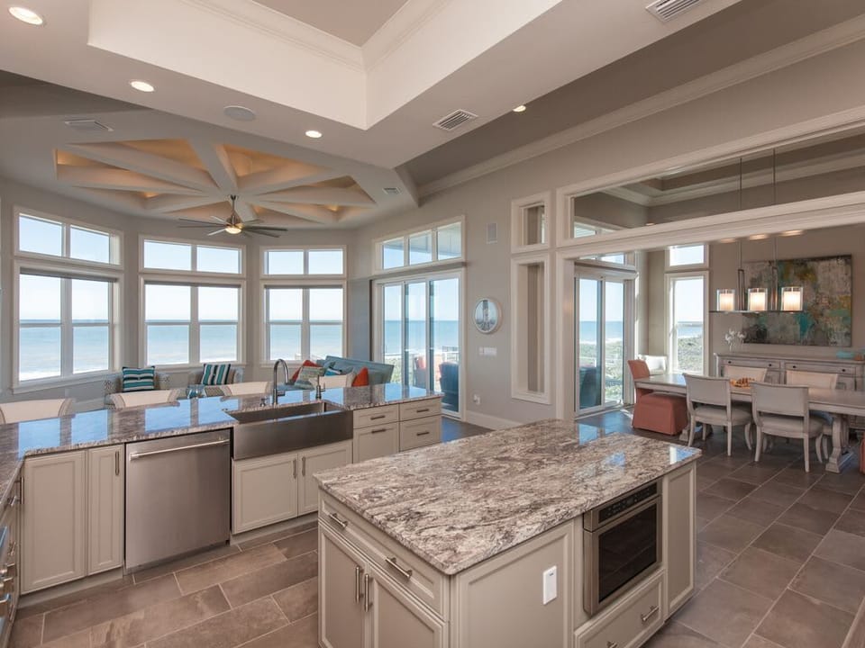 View from  kitchen 