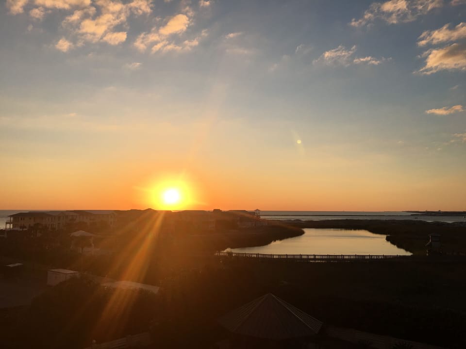 Sunset from your balcony
