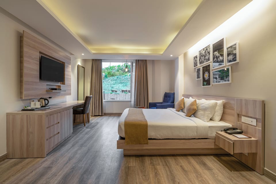 Super Deluxe (Back View) | Egyptian cotton sheets, premium bedding, Select Comfort beds, minibar