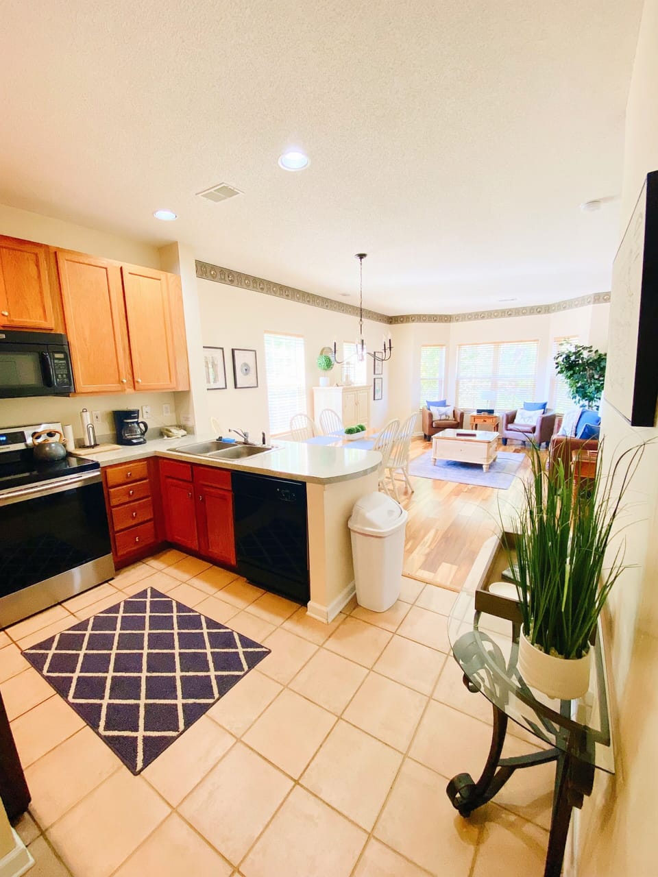 View from kitchen 