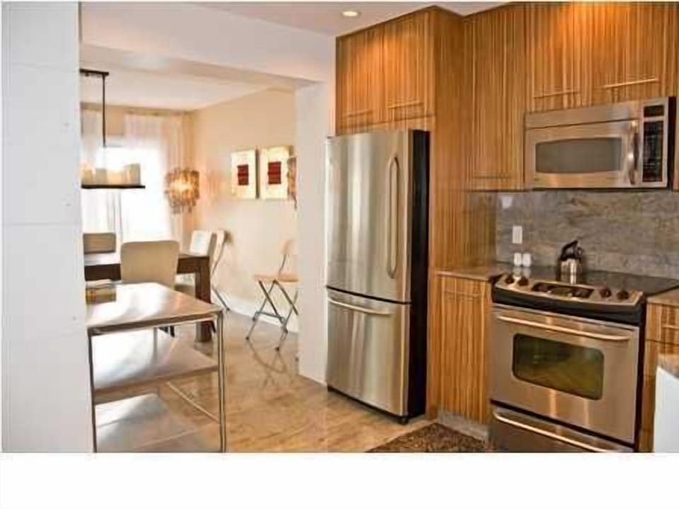 kitchen w imported wood cabinets from south America