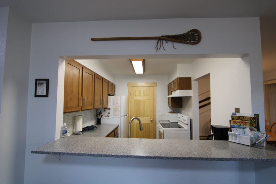 Kitchen as seen from the living room