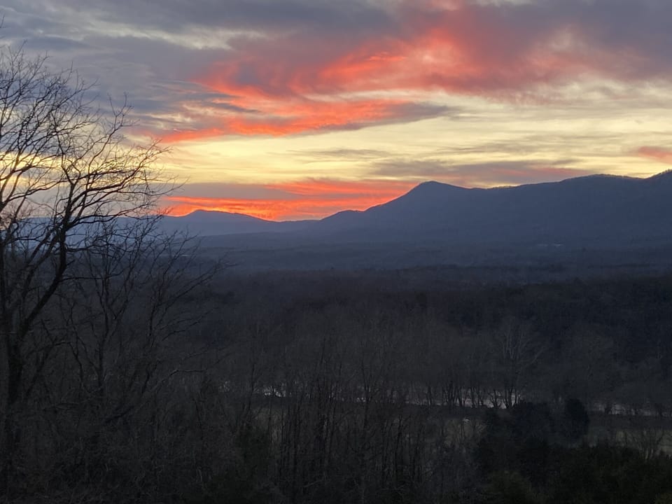 Sunsets and sunrises are spectacular.  