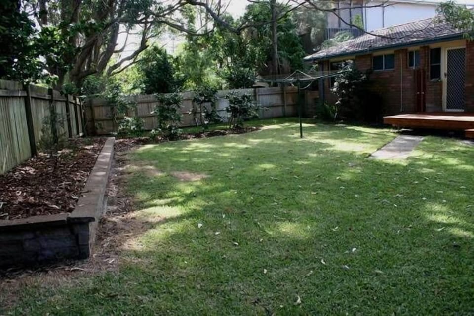 Back garden, perfect for cricket/croquet and fully fenced/pet safe