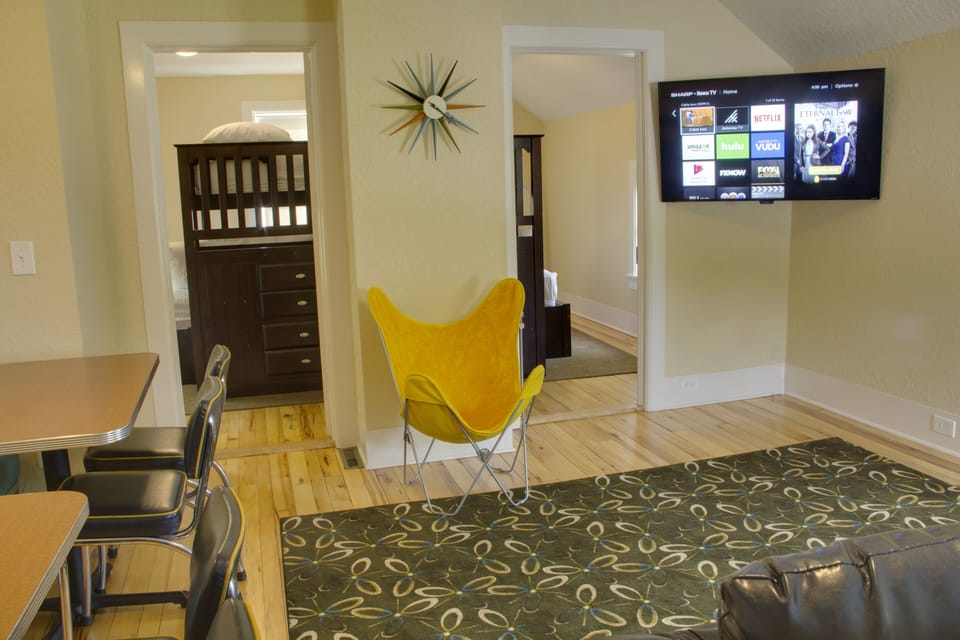 Play Station for your games/DVDs in this spacious area. 