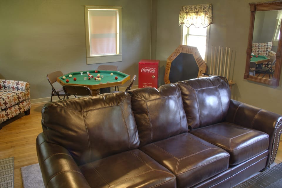 Recreation Room, former Summer Kitchen, adjacent to house. 