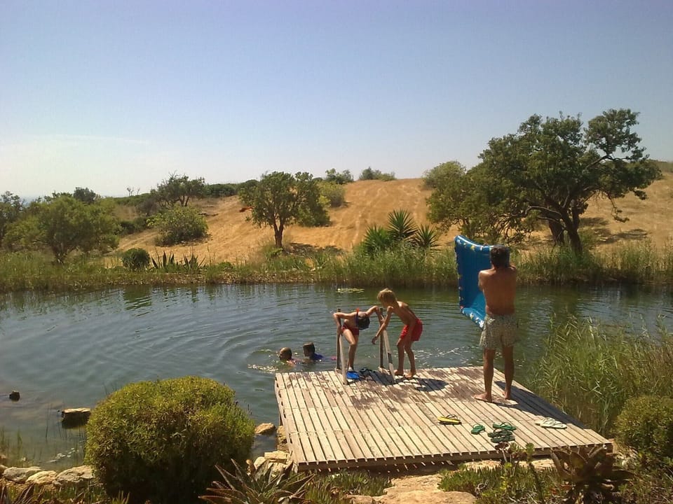 Children in pool...