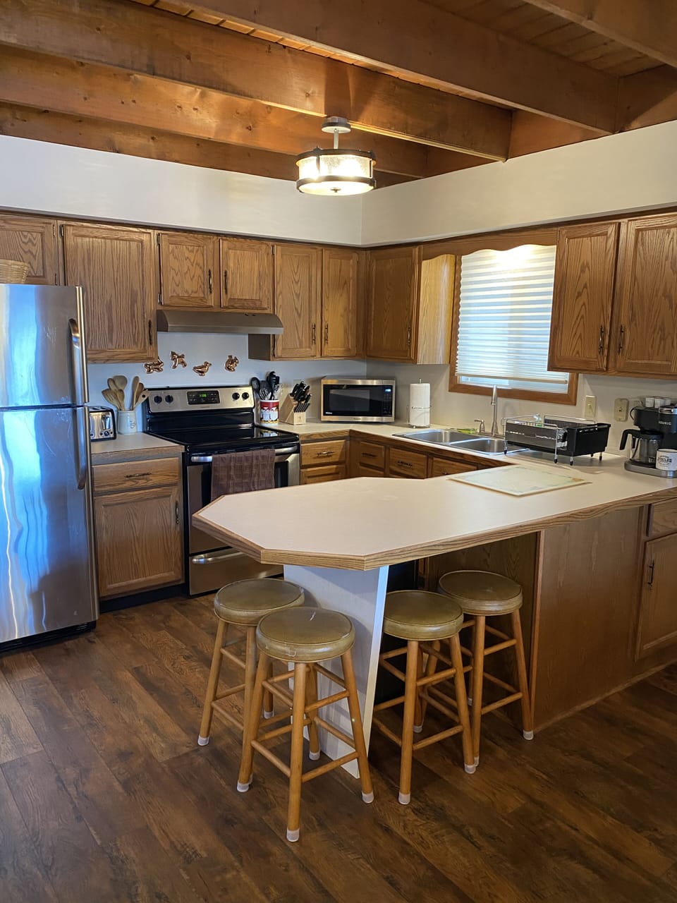 Fully stocked kitchen