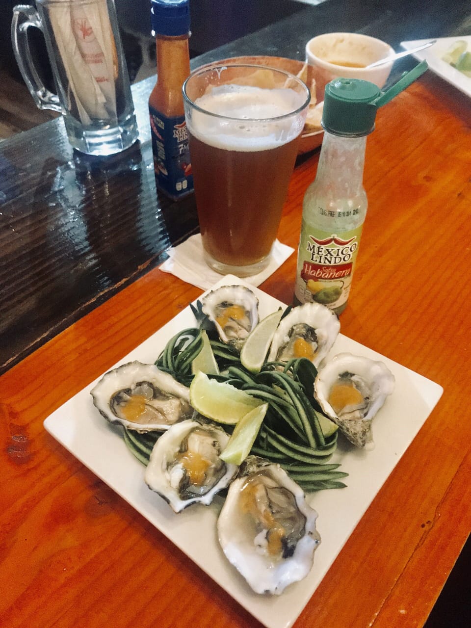 Fresh seafood at Collectivo Tasting Room @ KM41