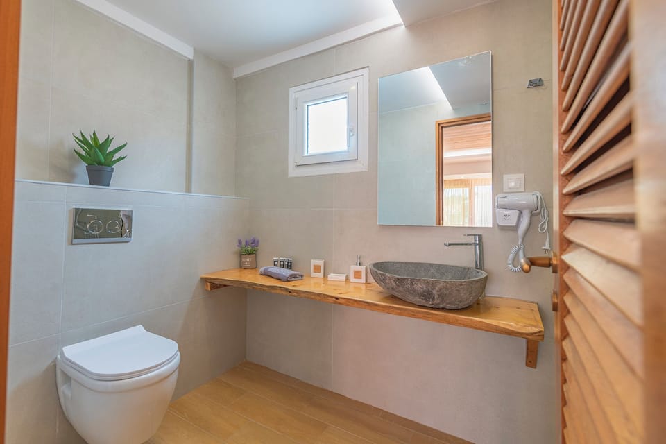 Premium Triple Room (AYLA) | Bathroom | Shower, rainfall showerhead, free toiletries, hair dryer