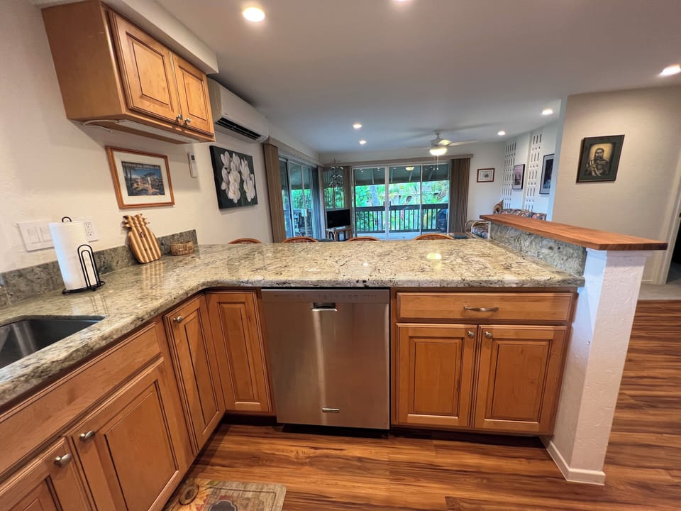 Newly remodeled kitchen
