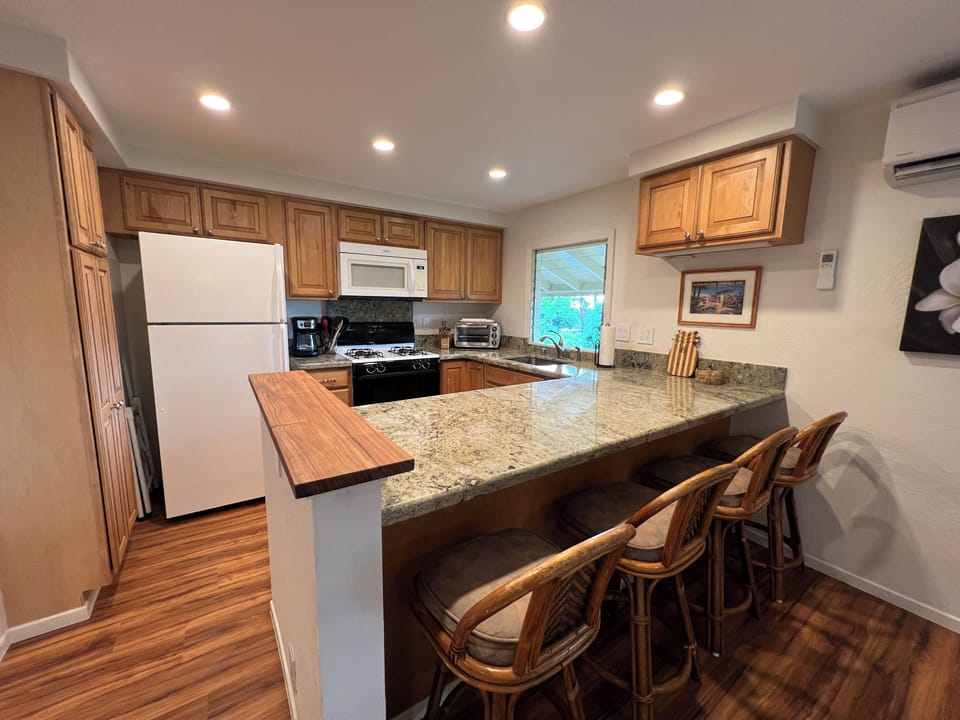 Newly remodeled kitchen