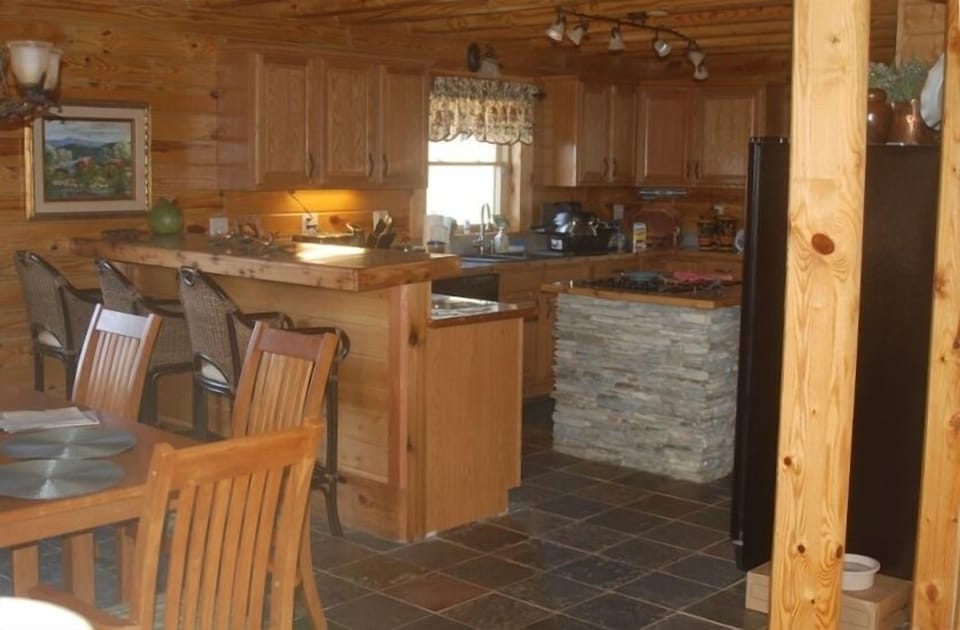 kitchen/dining area on main level
