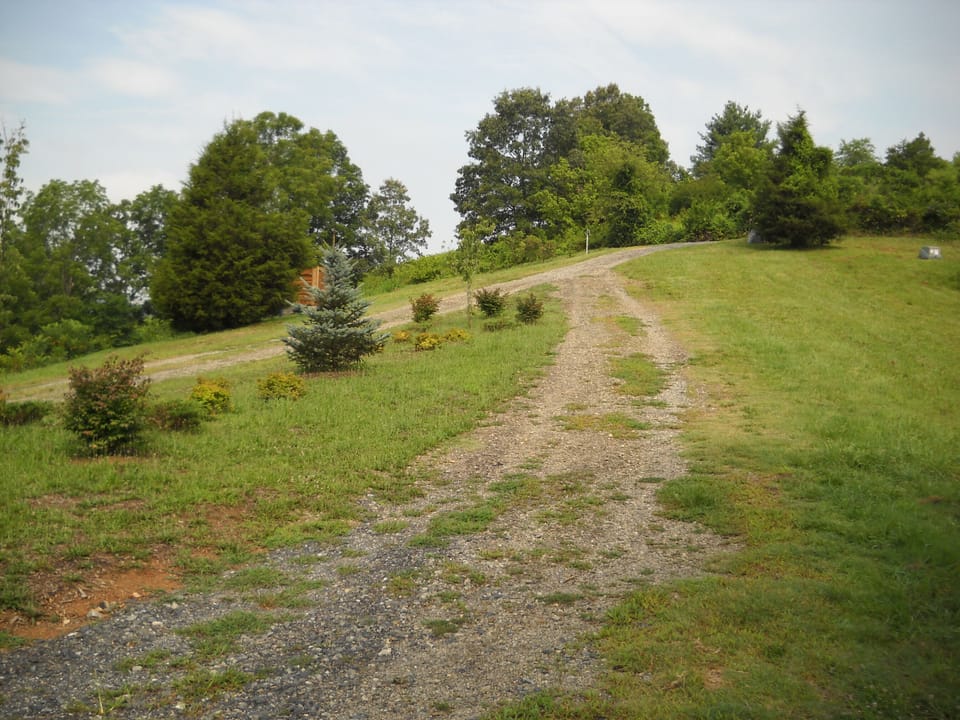 another view up driveway