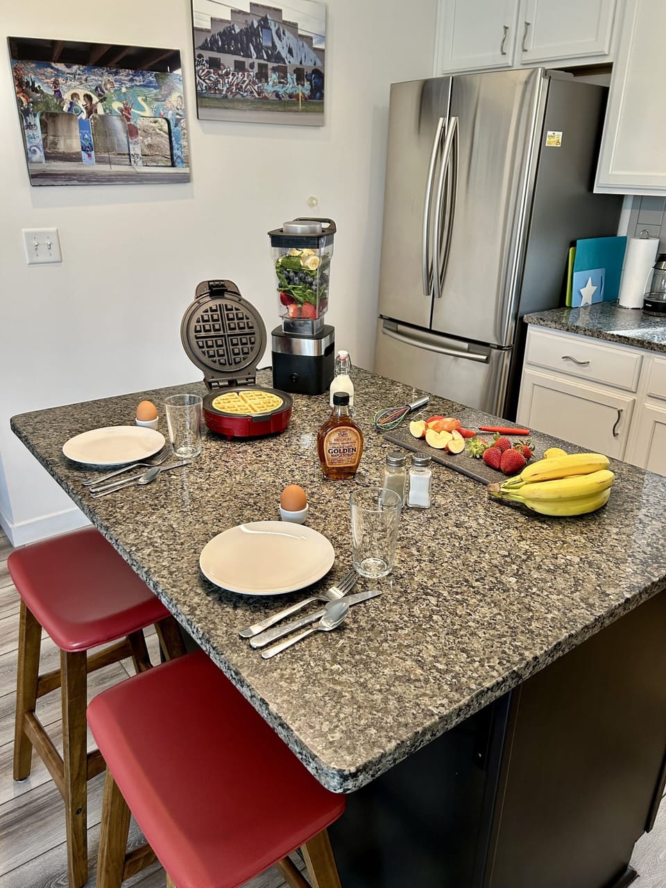 Smoothies and fresh waffles anyone?
