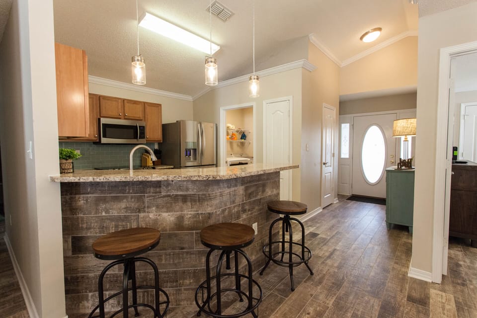 EXTRA BAR STOOL FOR SITING, AND EATING AREA