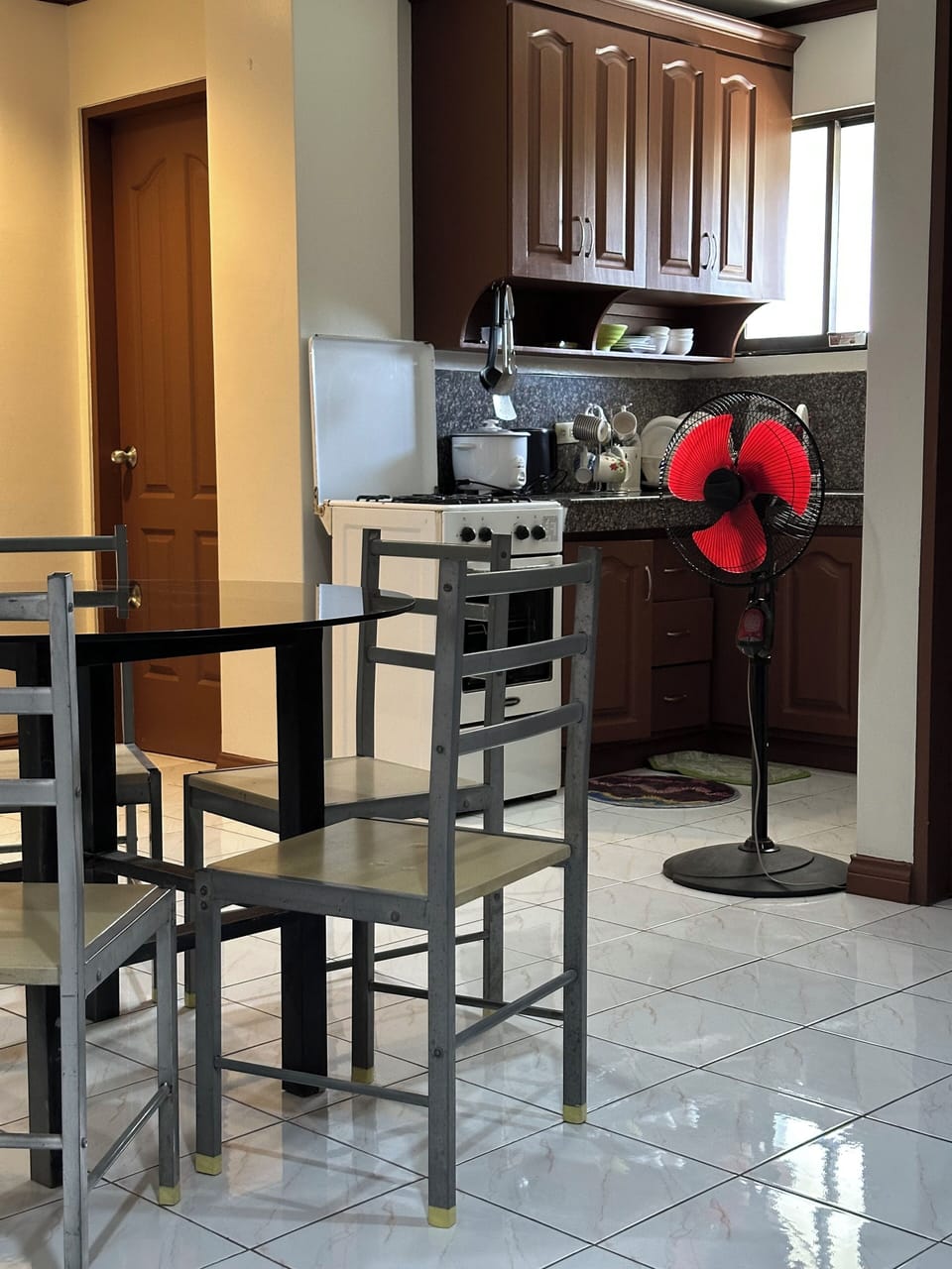 City Apartment, 2 Bedrooms | Private kitchen | Full-size fridge, stovetop, electric kettle, rice cooker