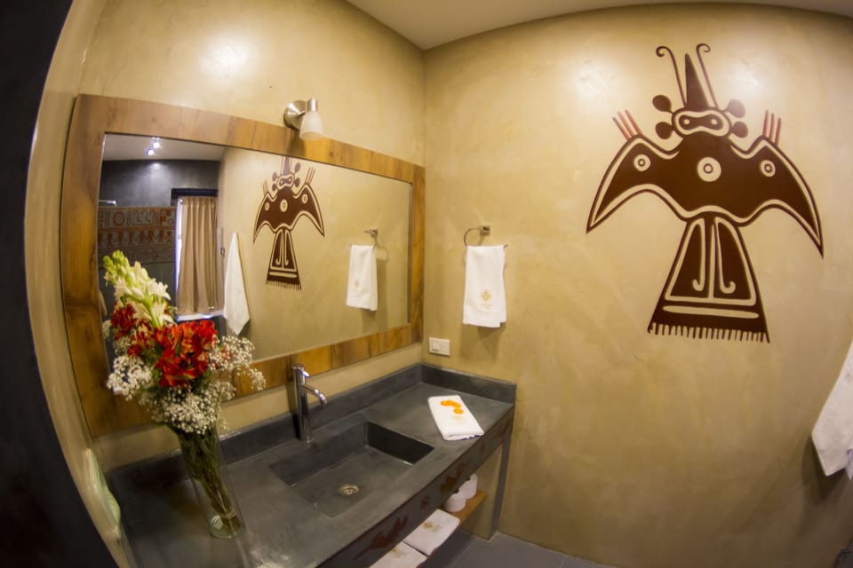 Family Quadruple Room, Multiple Beds | Bathroom | Shower, free toiletries, hair dryer (on request), towels