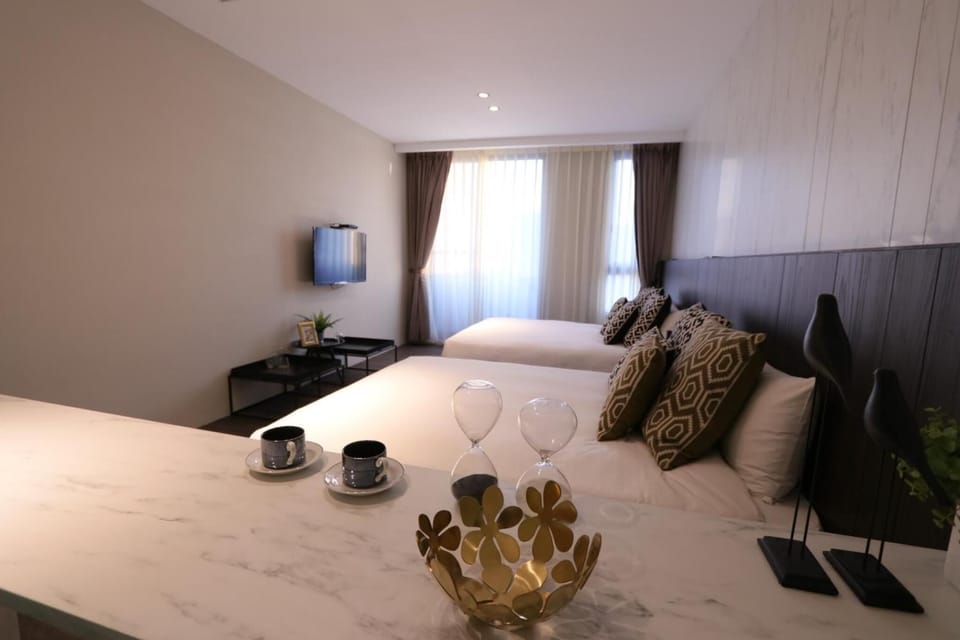 Desk, blackout drapes, free WiFi, bed sheets